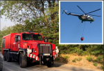 Két különlegesség az erdőtüzeknél: helikopter és Komondor S3