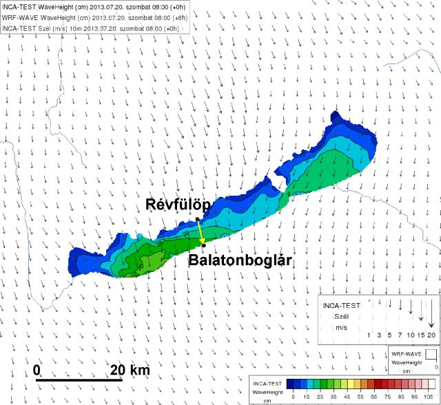 Balatonátúszás: első ízben, élesben vizsgázott az INCA hullám előrejelzés