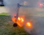 Elektromos roller tüze – akár egy tűzijáték
